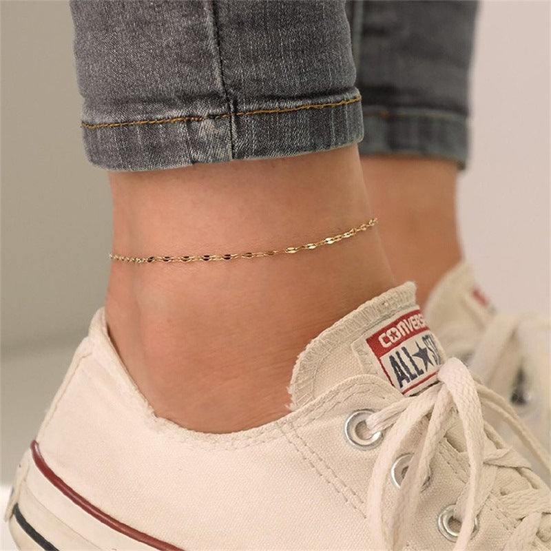 Non-fading Niche Stainless  Anklets