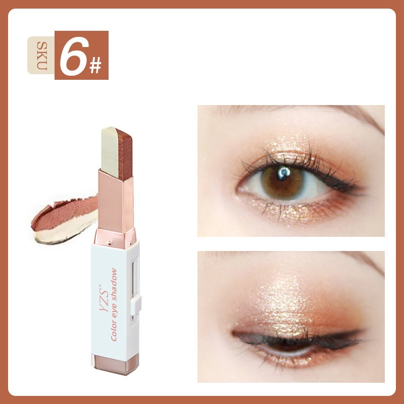 YZS Velvet Gradient Two-color Eyeshadow Stick