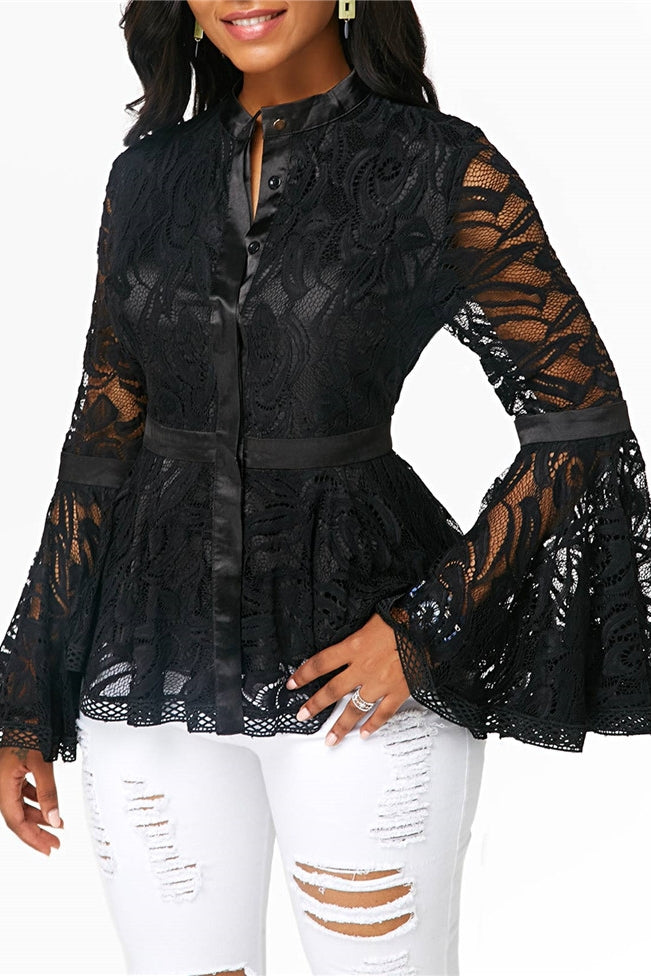 Lace Blouse Tops