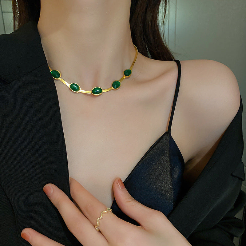 Green Stone Necklace