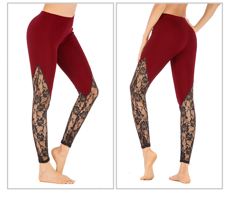 Patched-up Yoga legging