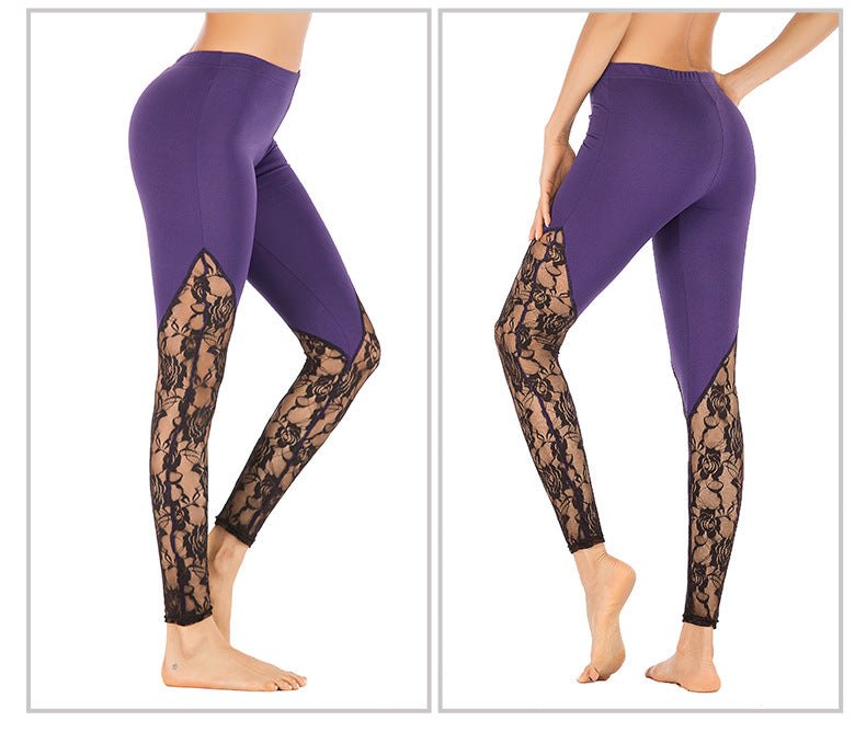 Patched-up Yoga legging