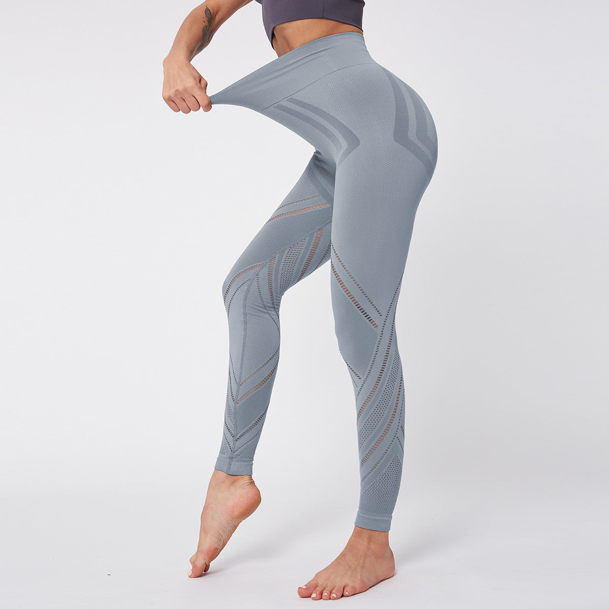 Seamless yoga pants running legging