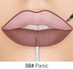 Matte Nonstick Liquid  Double Lip Gloss Pen