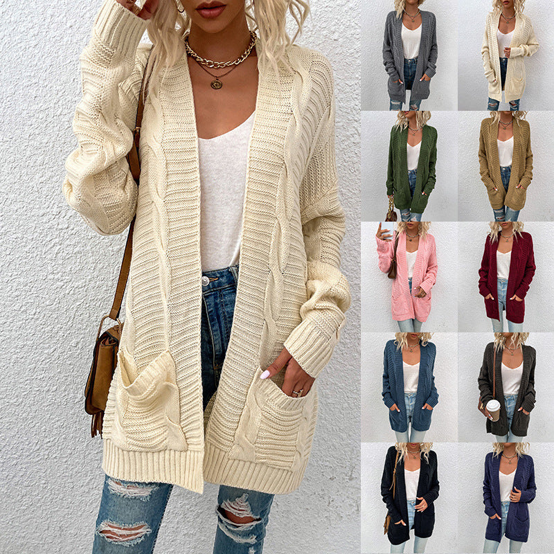 Drizzle Twist Cardigan Sweater