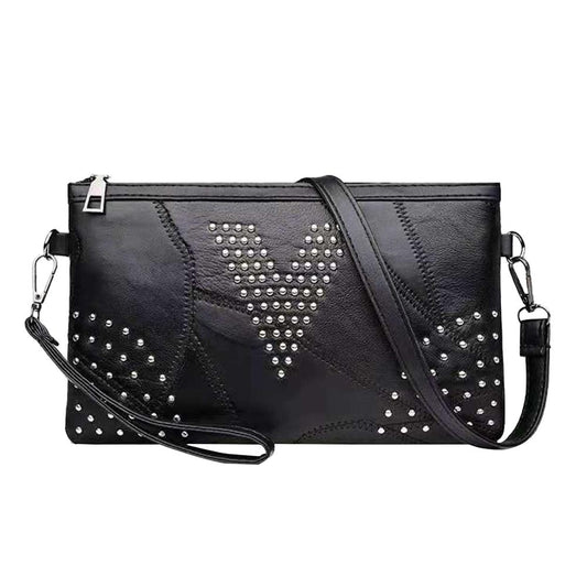 All-match lambskin bag ladies clutch