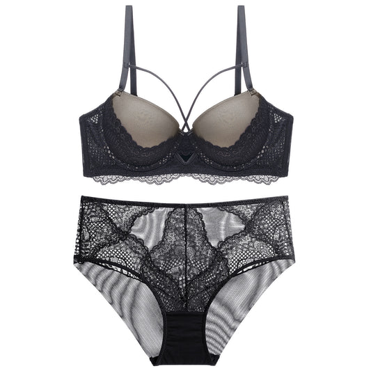 French Lace  Sexy Bra Suit