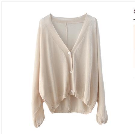 Summer Cardigans V Neck Transparent