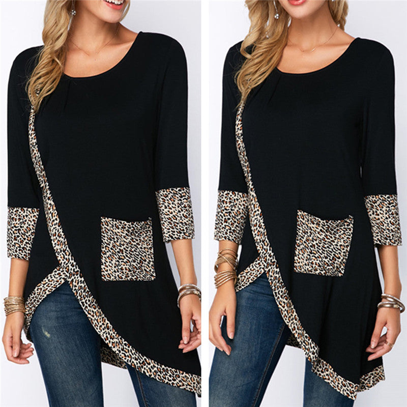 O-Neck Irregular Shirt