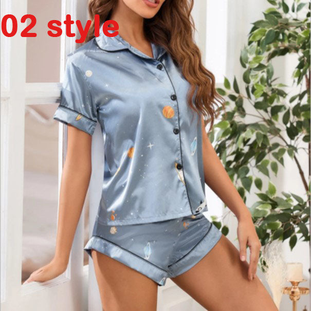 V-Neck Stretch  Sleepwear