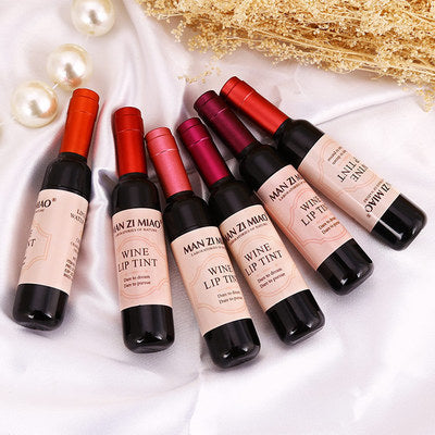 Red Wine Bottle Lip Gloss Matte