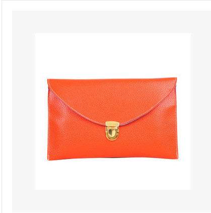 Envelope clutch shoulder bag