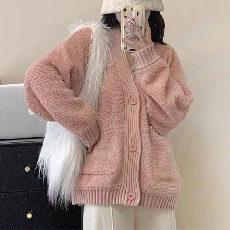 Knitted Cardigan Sweater