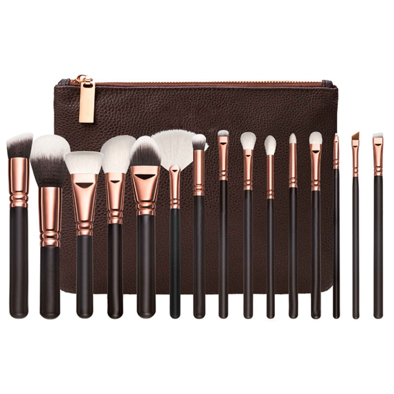 15 Makeup Brush With Bag