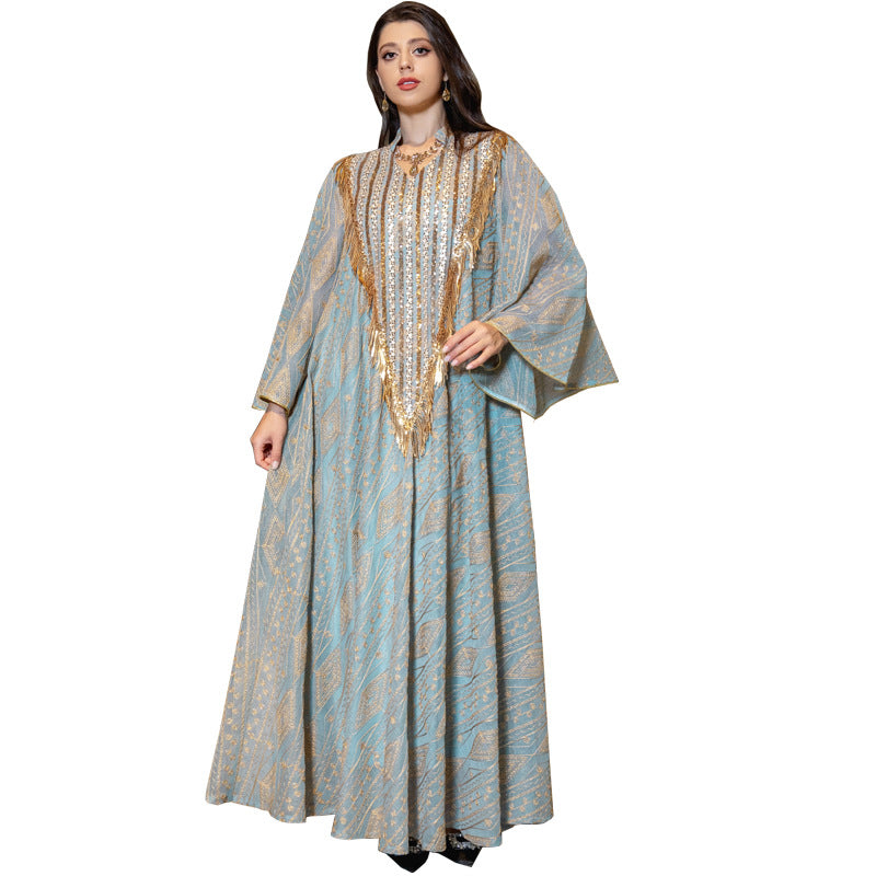 Embroidered Sequins Robe