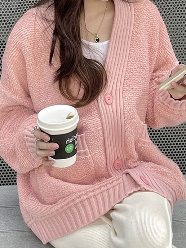 Knitted Cardigan Sweater