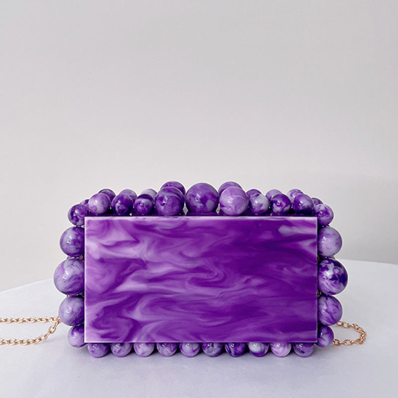 New Acrylic Cloud Clutch Bag