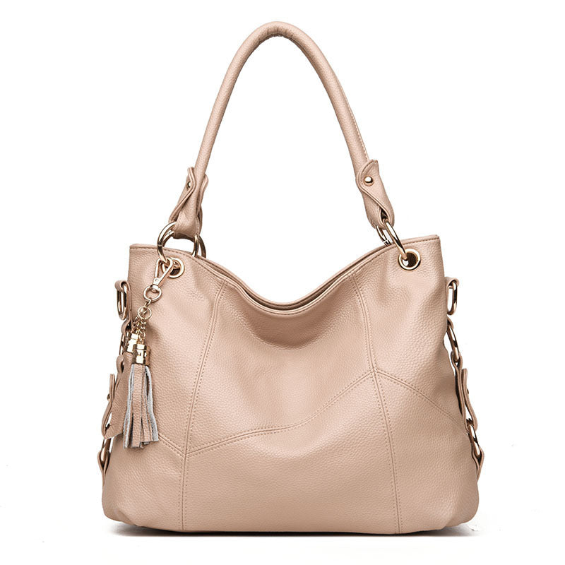 Soft leather cross-body  bag