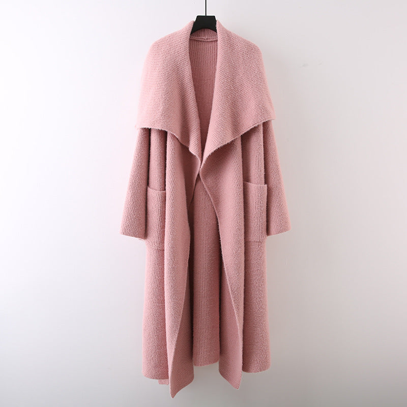 Fashionable Knitted Cardigan Coat