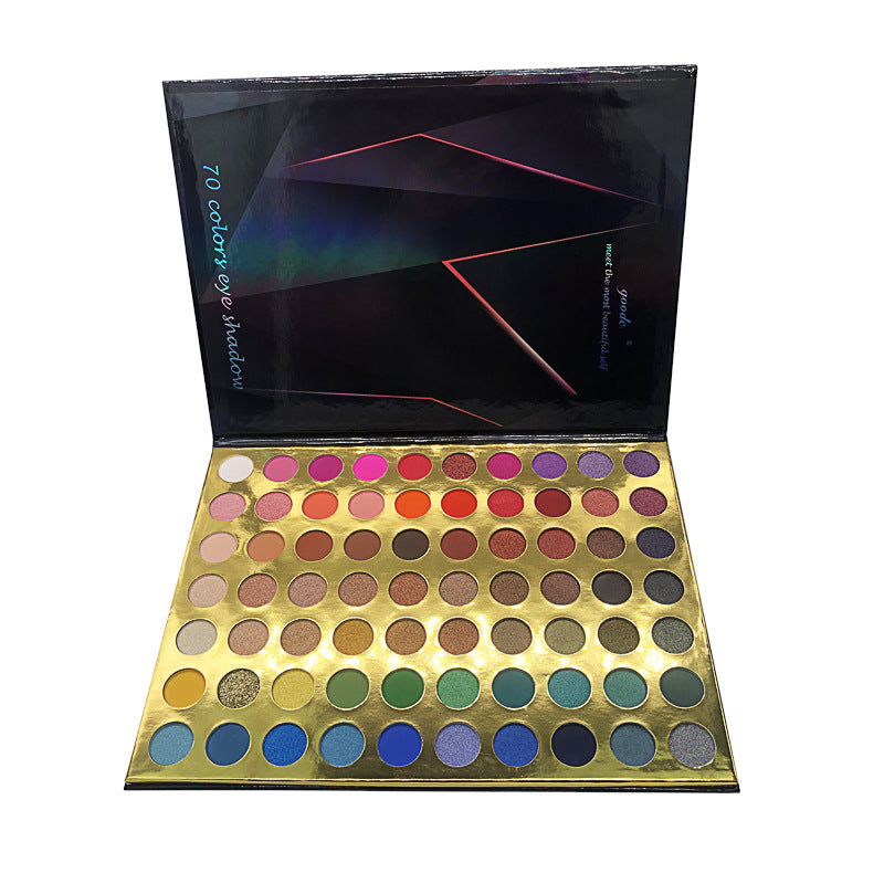 70 Color Eyeshadow Multicolor Palette