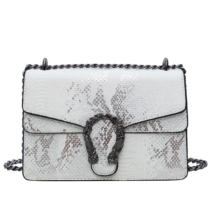 Snake cross shoulder bag