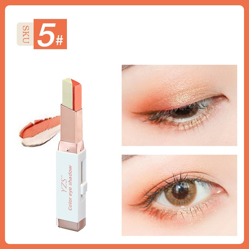 YZS Velvet Gradient Two-color Eyeshadow Stick