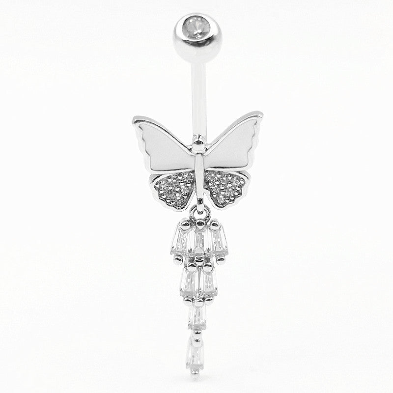 Butterfly Navel Stud Piercing