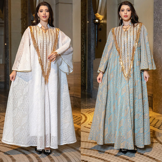 Embroidered Sequins Robe