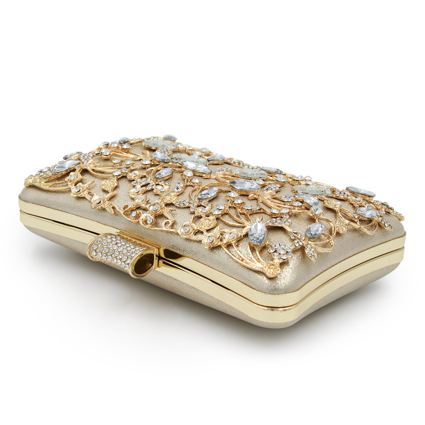 Hollow diamond cheongsam clutch bag