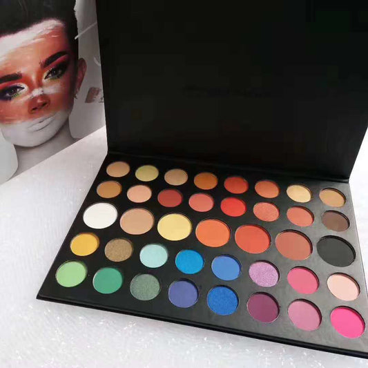 39 color eyeshadow pearlescent matte