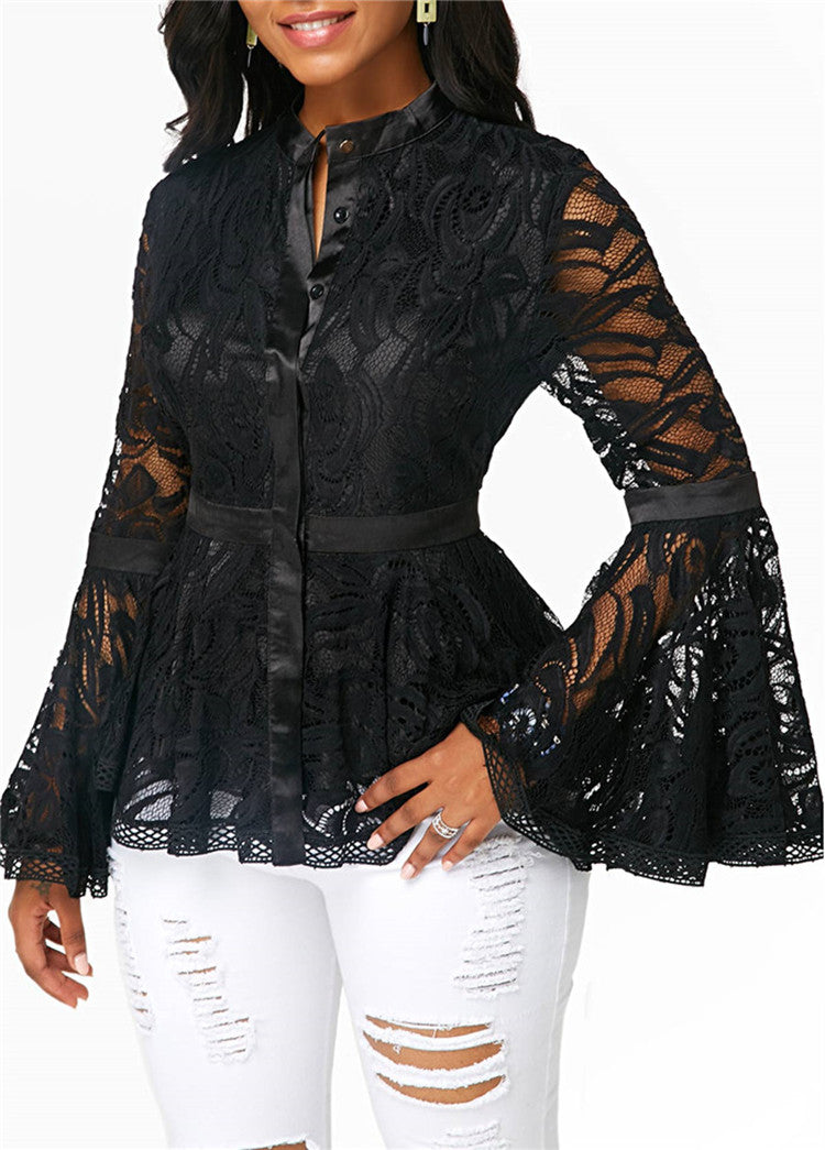 Lace Blouse Tops