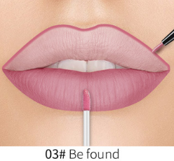 Matte Nonstick Liquid  Double Lip Gloss Pen