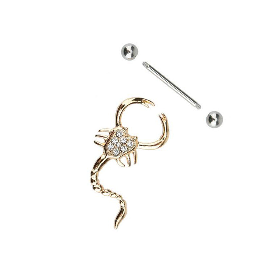 Stainless Steel Scorpion Body Piercing