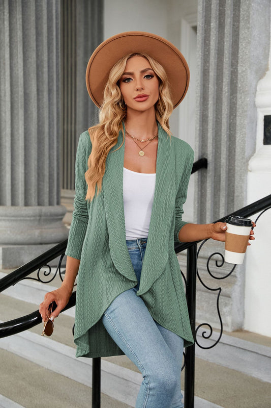 Casual Lightweight Open Front Cardigans