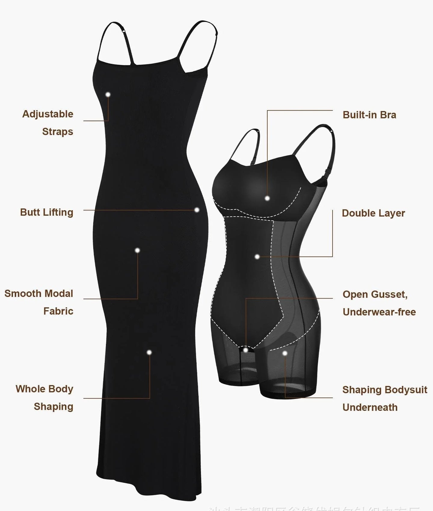 Shapewear Dress Jumpsuit