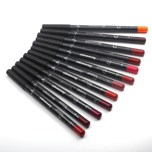 12 Colors Waterproof  Lip Liner