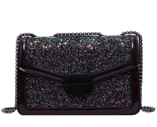 Sequin cross body bag