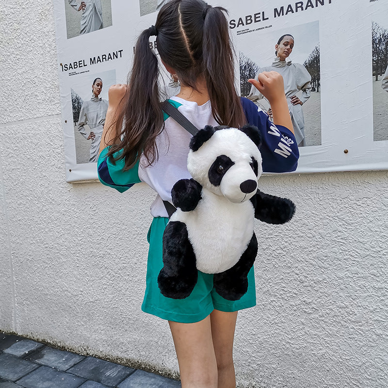 Cute Panda Small Backpack