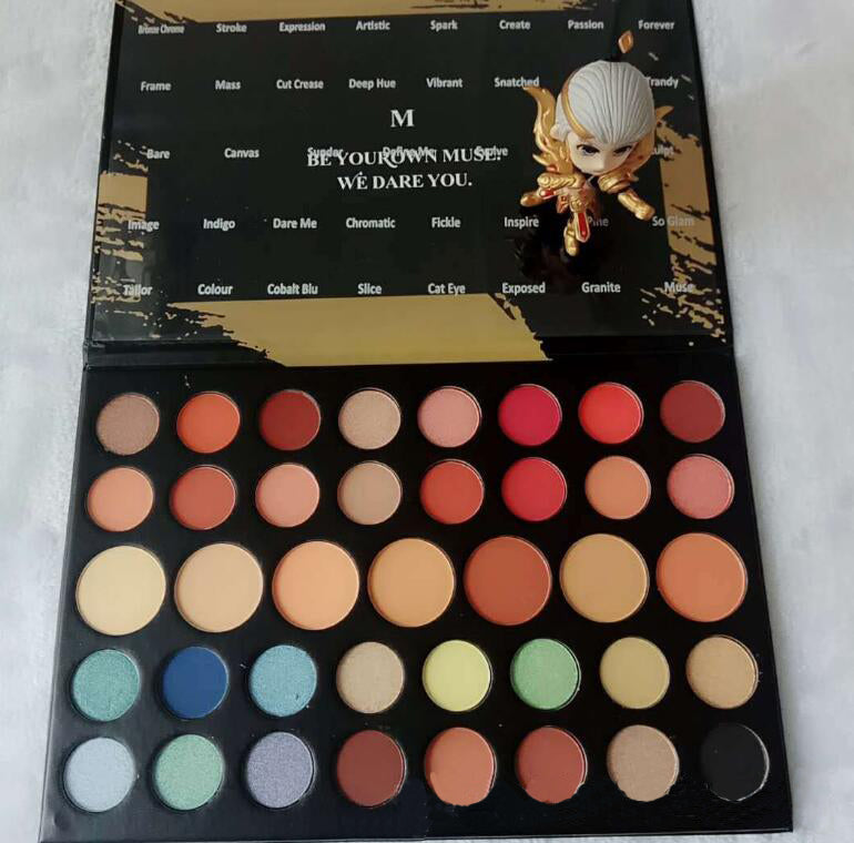 39 color eyeshadow pearlescent matte