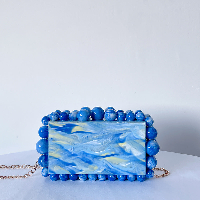 New Acrylic Cloud Clutch Bag