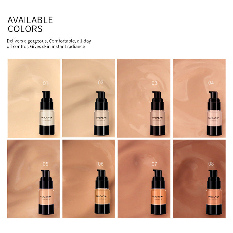 Waterproof Moisturizer Face Liquid Foundation