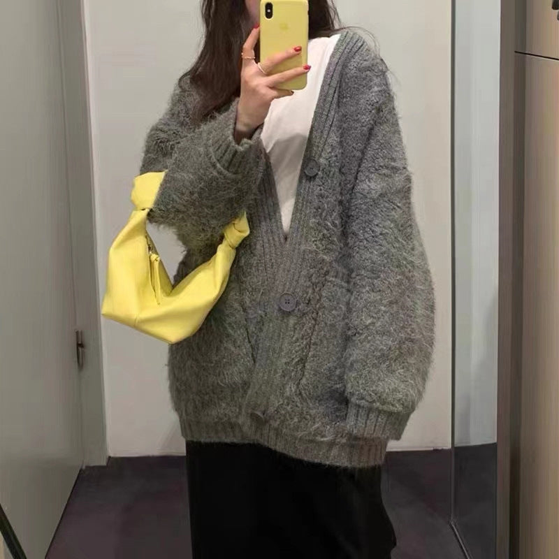 Knitted Cardigan Sweater