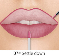 Matte Nonstick Liquid  Double Lip Gloss Pen