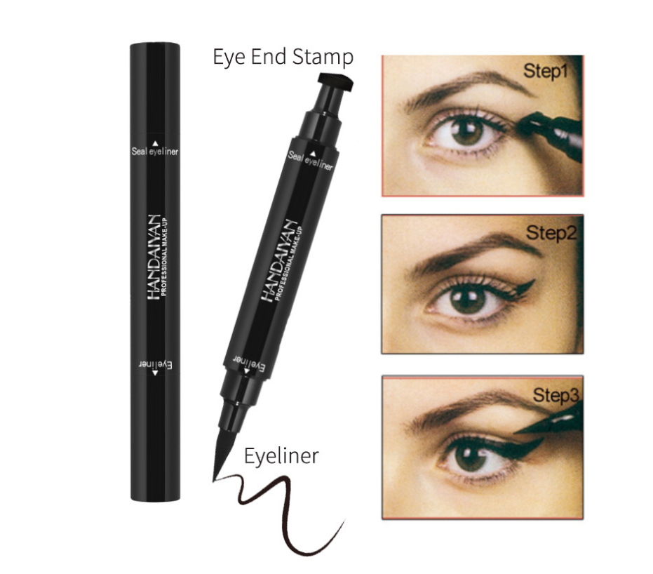 Double-headed seal eyeliner