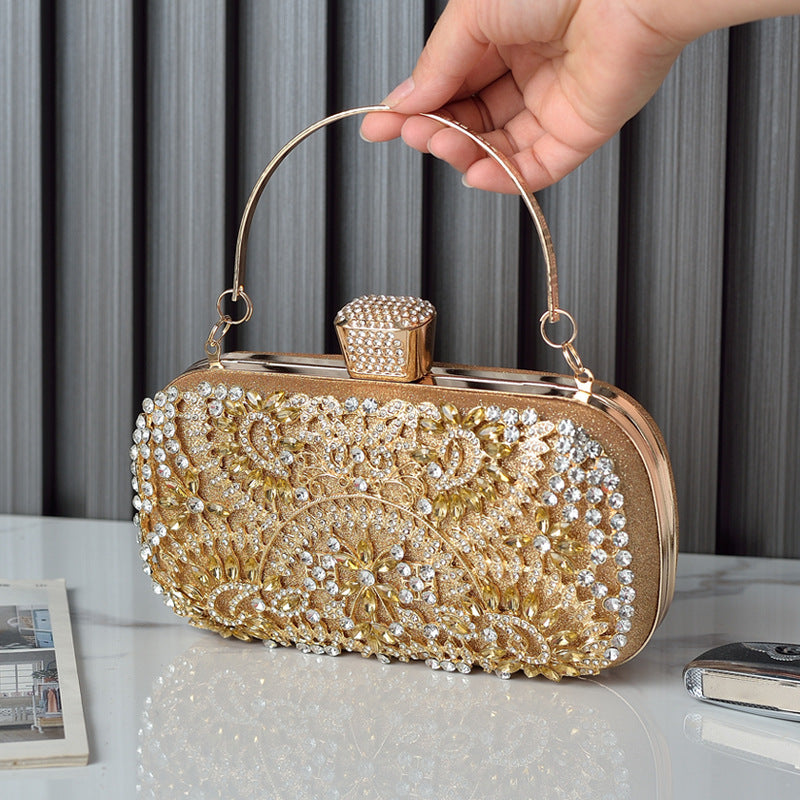 Casual Diamond Clutch Shoulder Bag