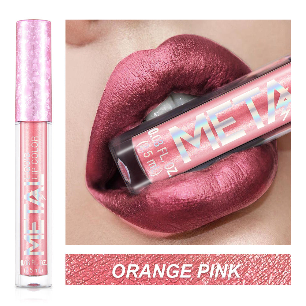 Metallic lip gloss