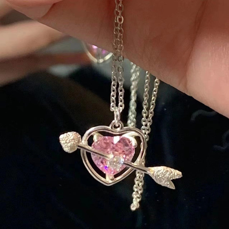 One Piercing Heart Necklace