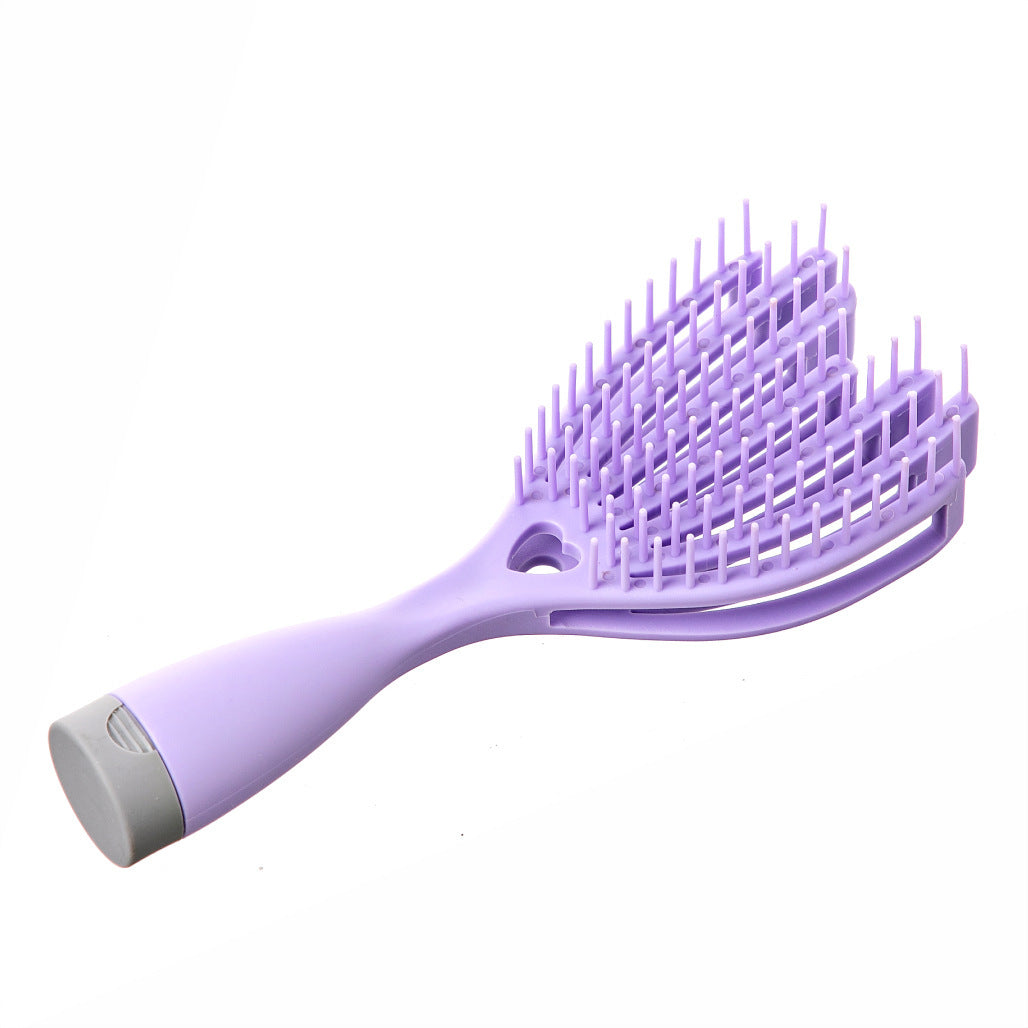 1pc Massage Hair Comb - Haircare Heatless Tool For Women And Men