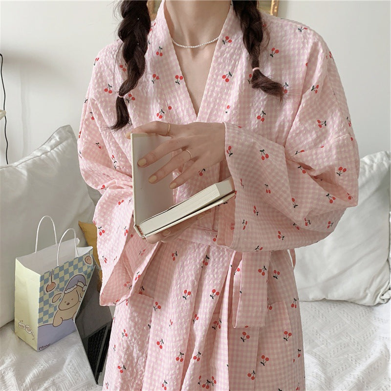 Women's Autumn Cute Bathrobe