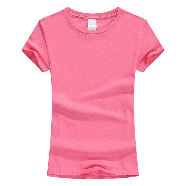 Pure Color Women T-shirt